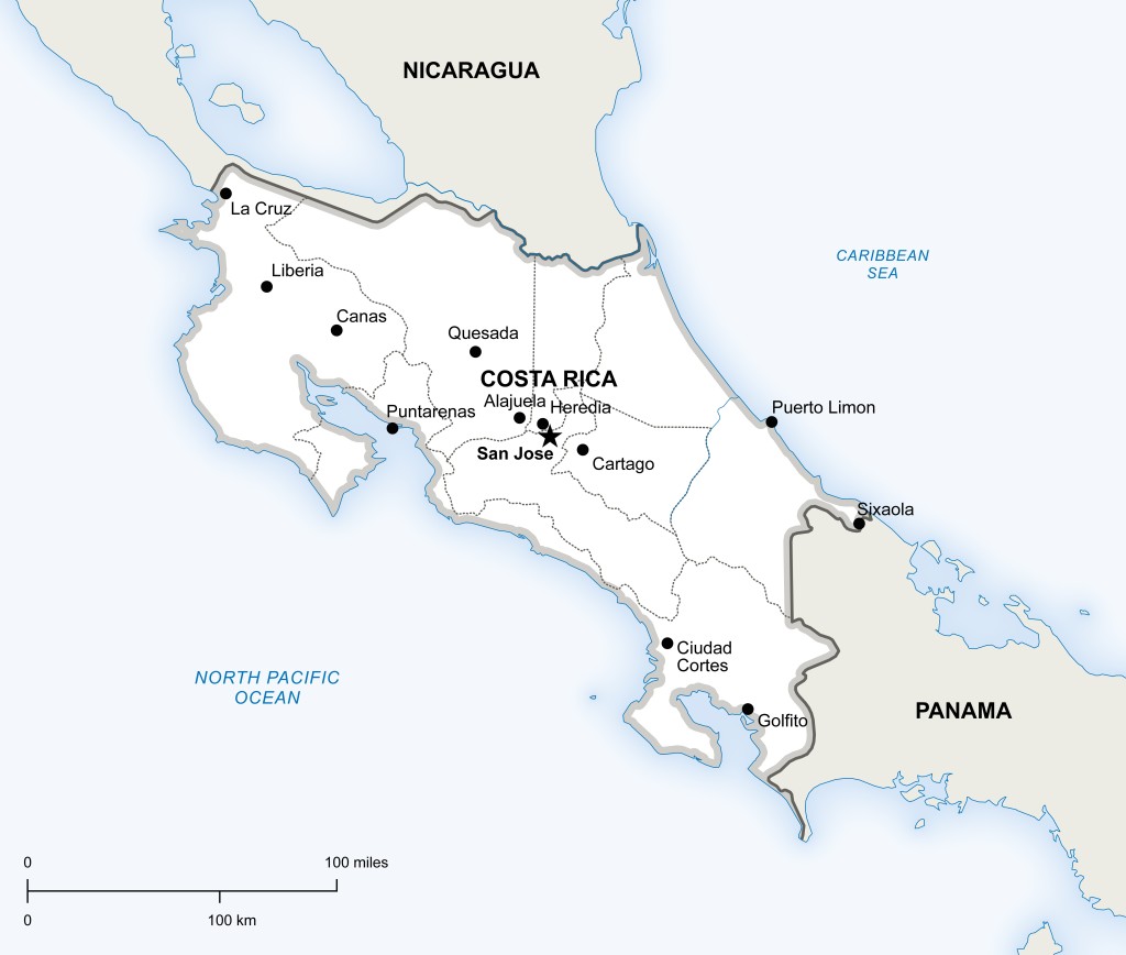 Costa Rica Map