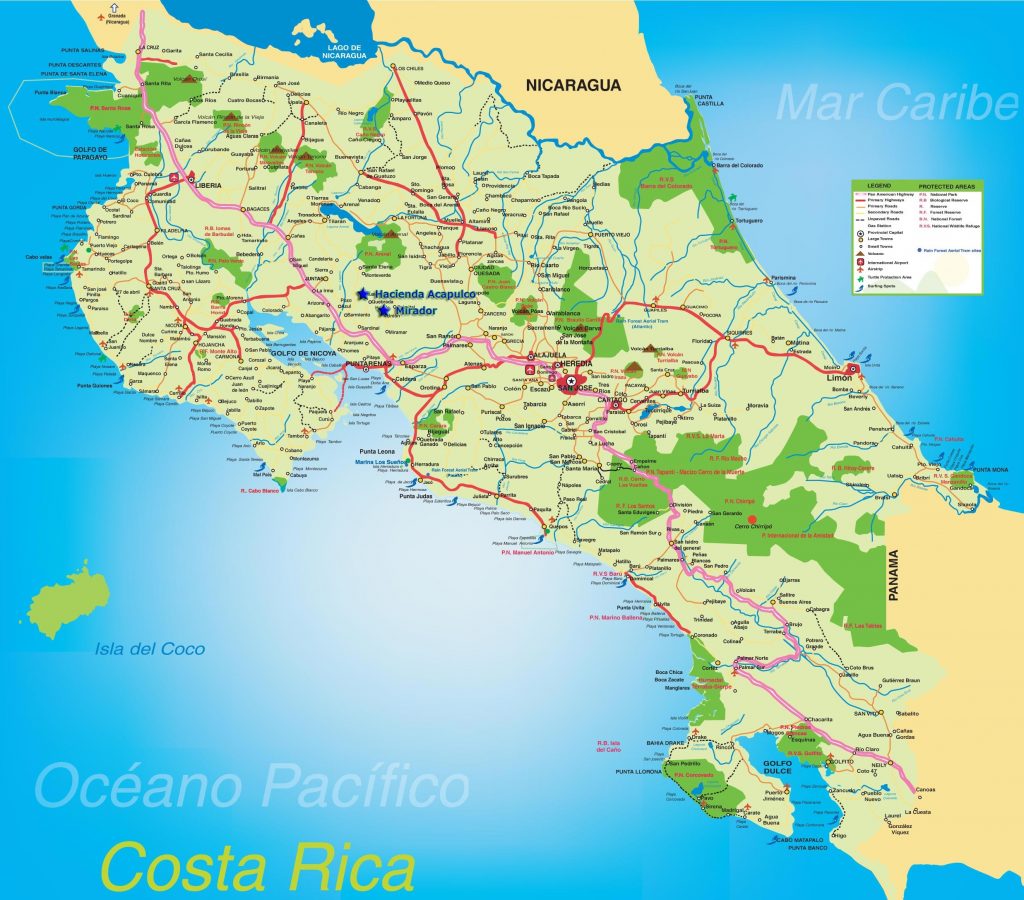 Costa Rica Map